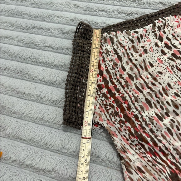 a.n.a A New Approach Printed Blouse Sheer - Picture 6 of 8